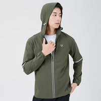 UV Cut / Cool Touch - Reflective Hooded Jacket UPF50+ Suptex-Cool+ Collection