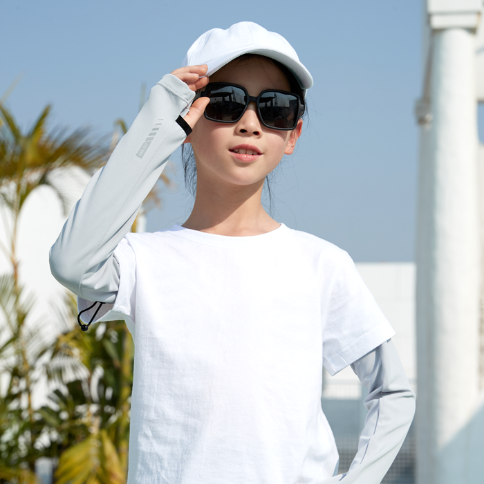 UV Cut - Water Repellent Reflective Sleeves Kid UPF50+