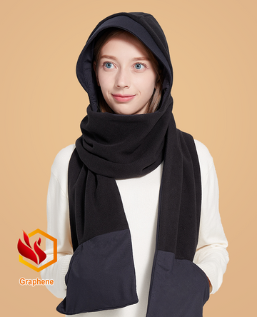 Graphene 3 in 1 hooded Scarf UPF50+ Graphene Collection