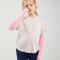 UV Cut / Cool Touch - Anti-mosquito Printed Sleeves Kid UPF50+
