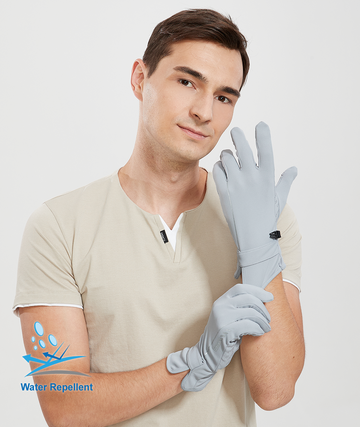 UV Cut - Water Repellent Reflective Gloves Unisex UPF50+